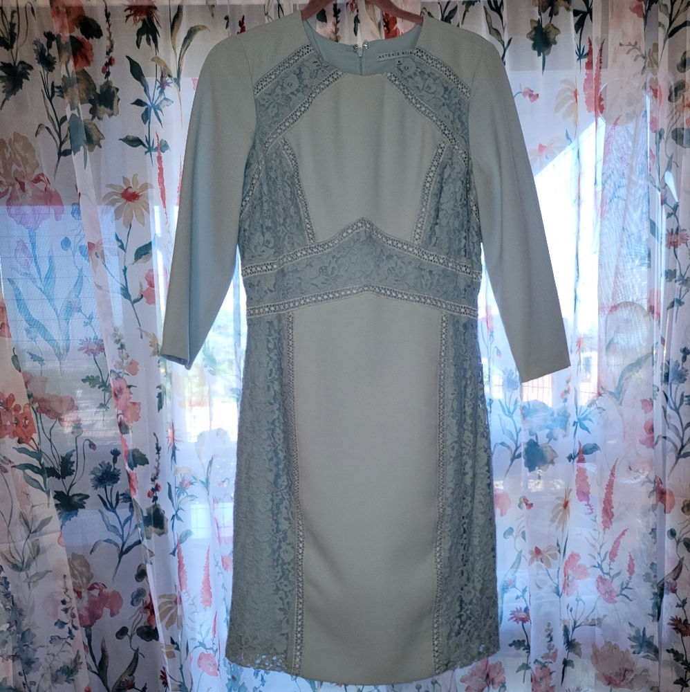 Antonio Melani Blue Lace Dress